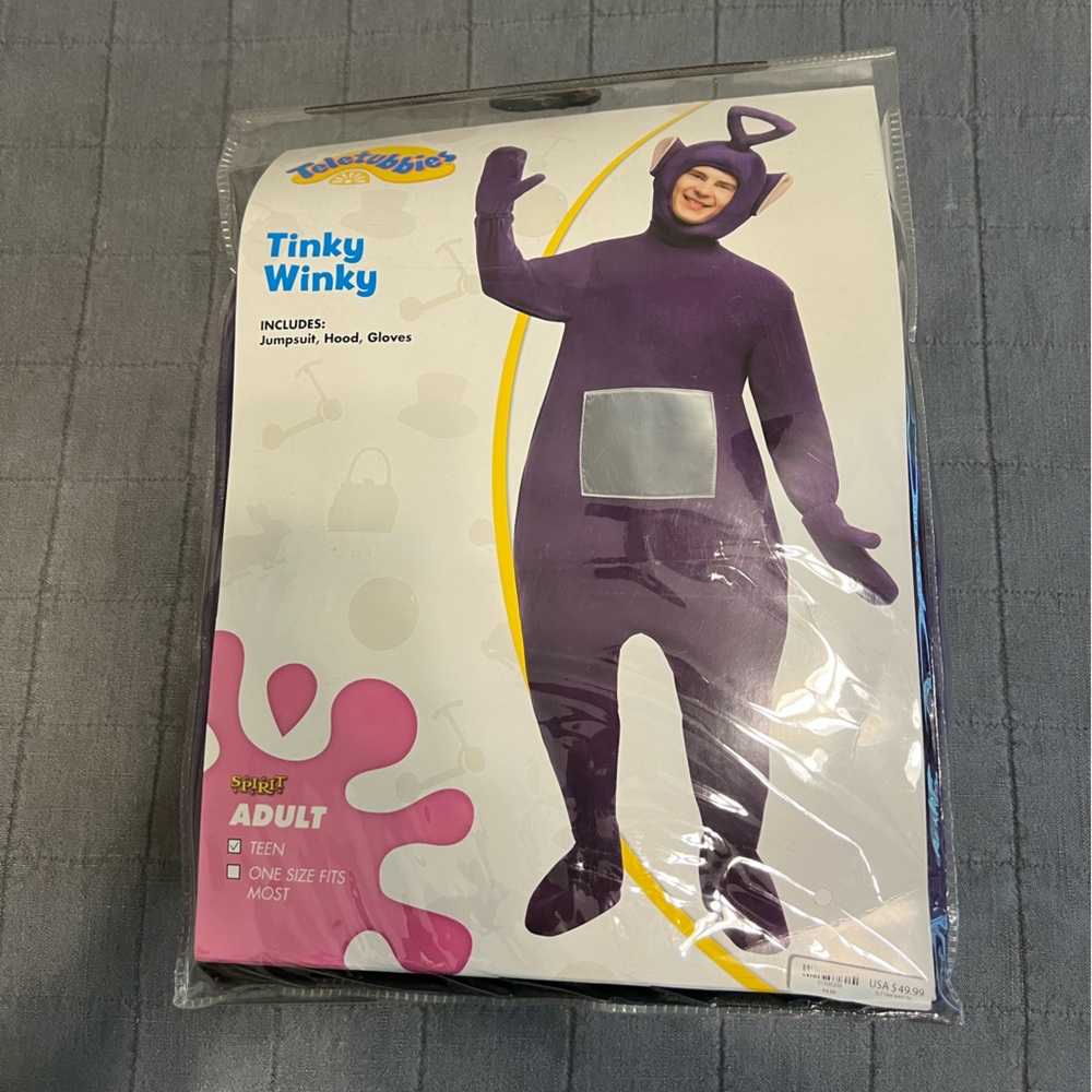 Teletubby Halloween Costume Size Adult Teen